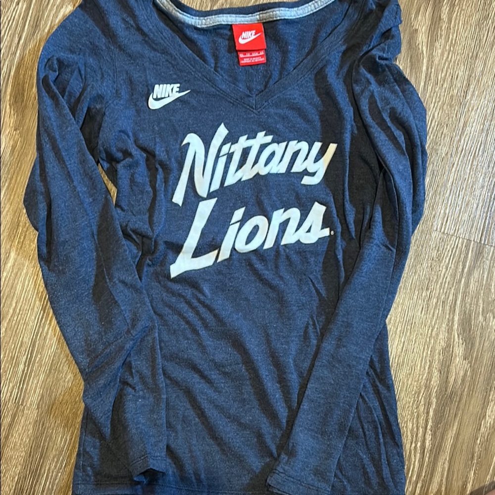 Nike Nittany Lions Navy Long Sleeve Shirt